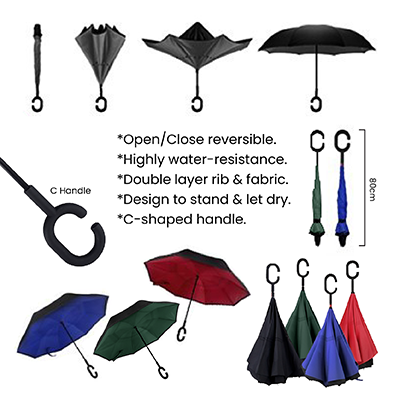 23" Open Reversible Quality Umbrella 09